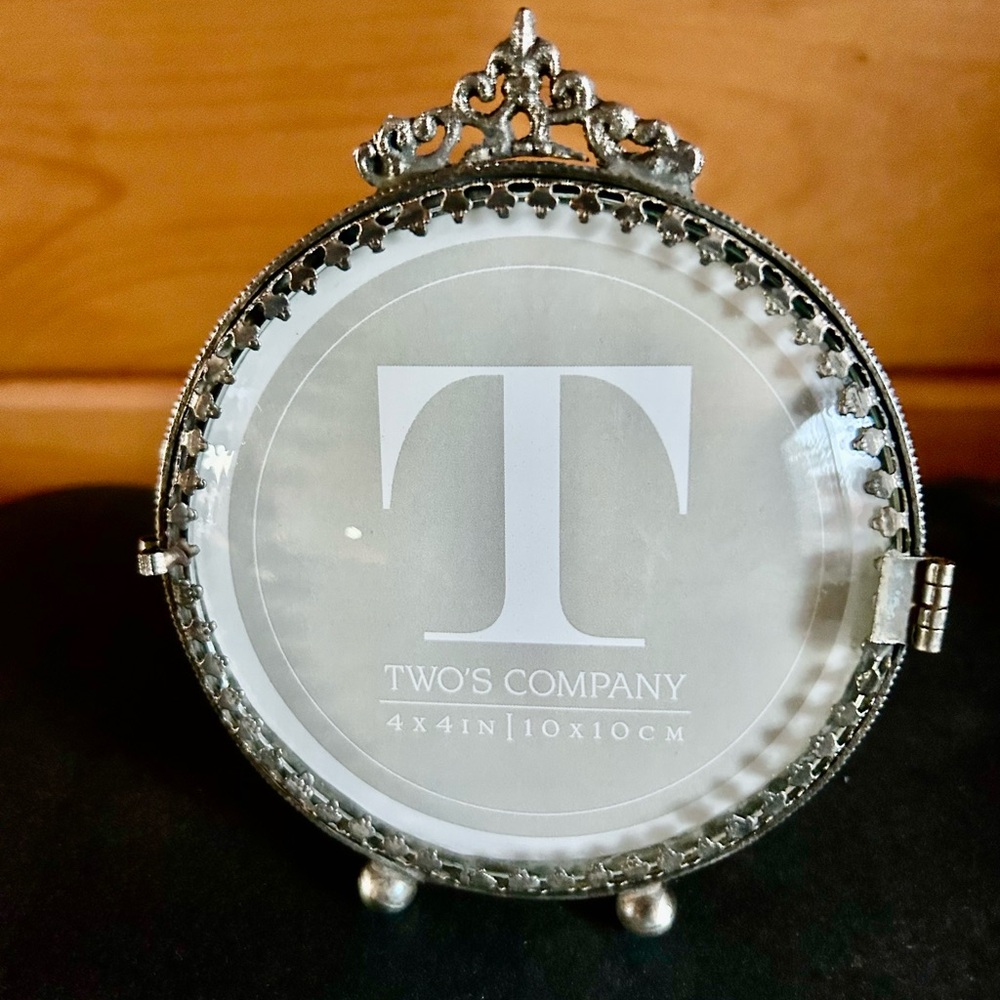 Two's Company Ornate Silver Frame